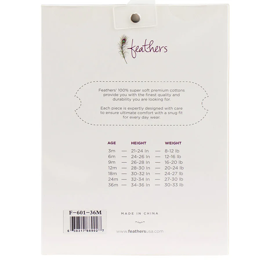 Babies Feathers Short Sleeve Undershirts - 2 Pk.
