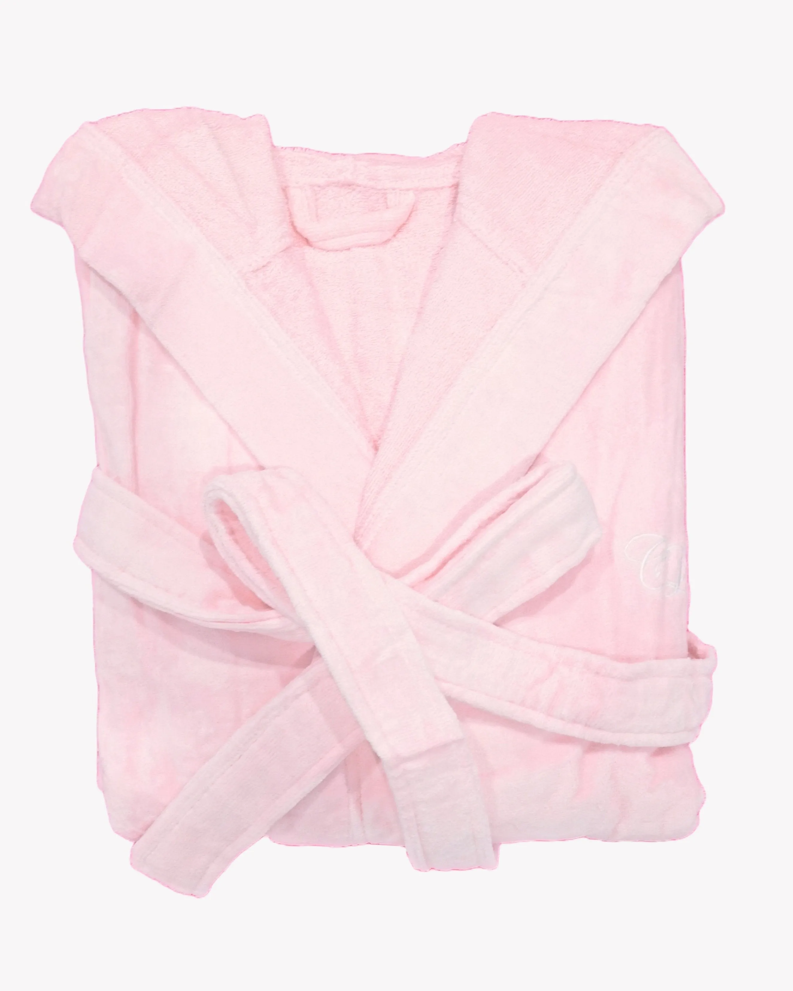 Baby Pink Velvetica™ Robe - Hooded