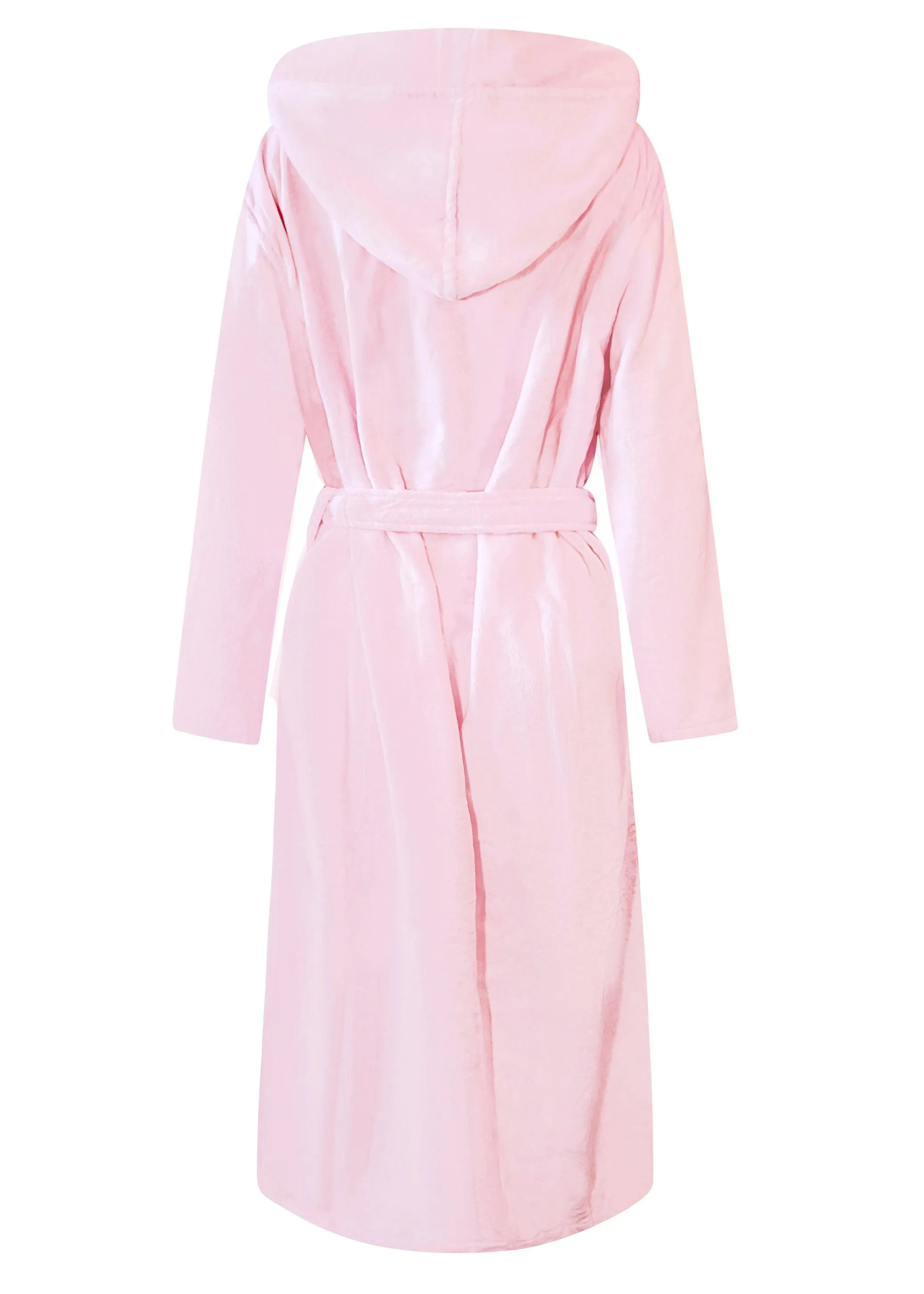 Baby Pink Velvetica™ Robe - Hooded