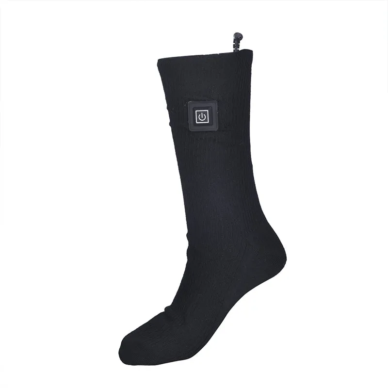 Battery Powered Heated Socks for Men Women Winter Warm Cotton Socks