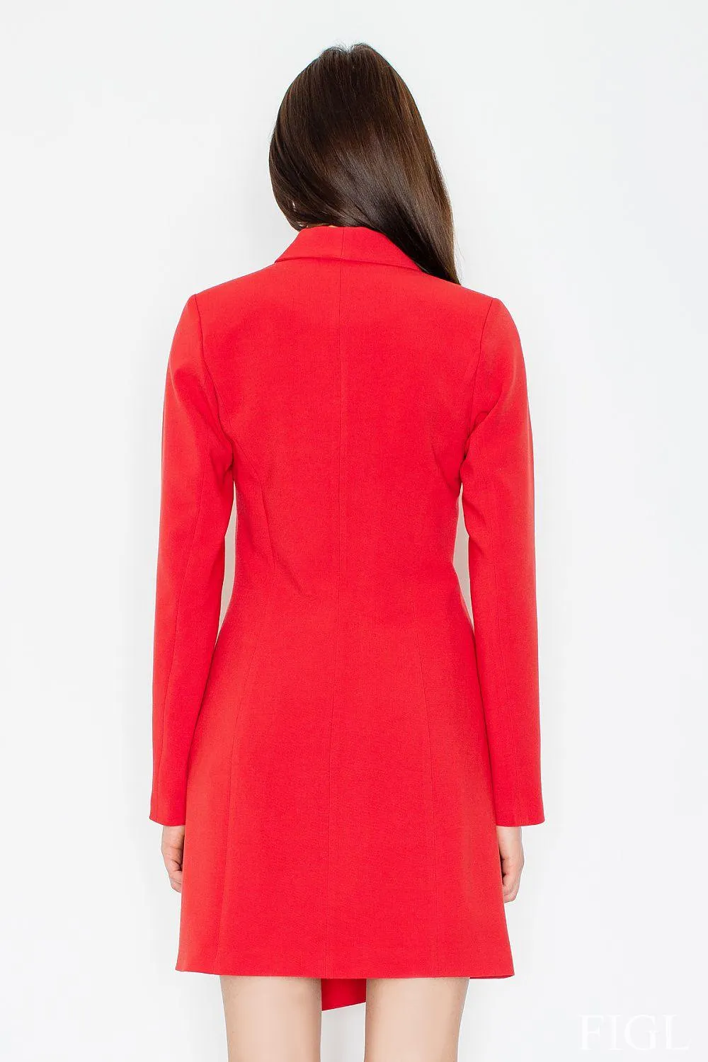 Chic Knit Daydress with Elegant Gold Accents and Unique Details