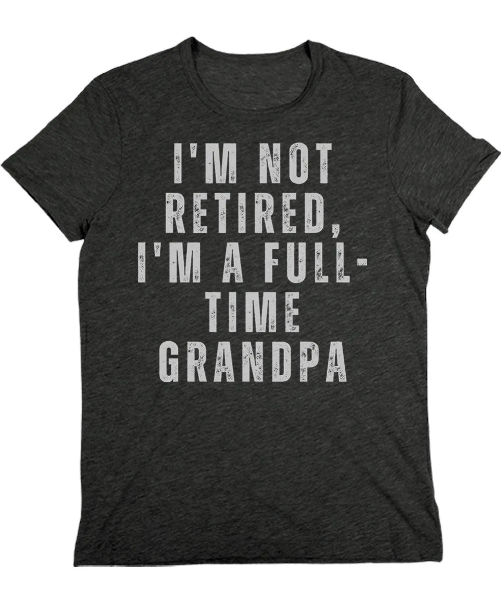 Cool Full Time Grandpa Mens Graphic Tee