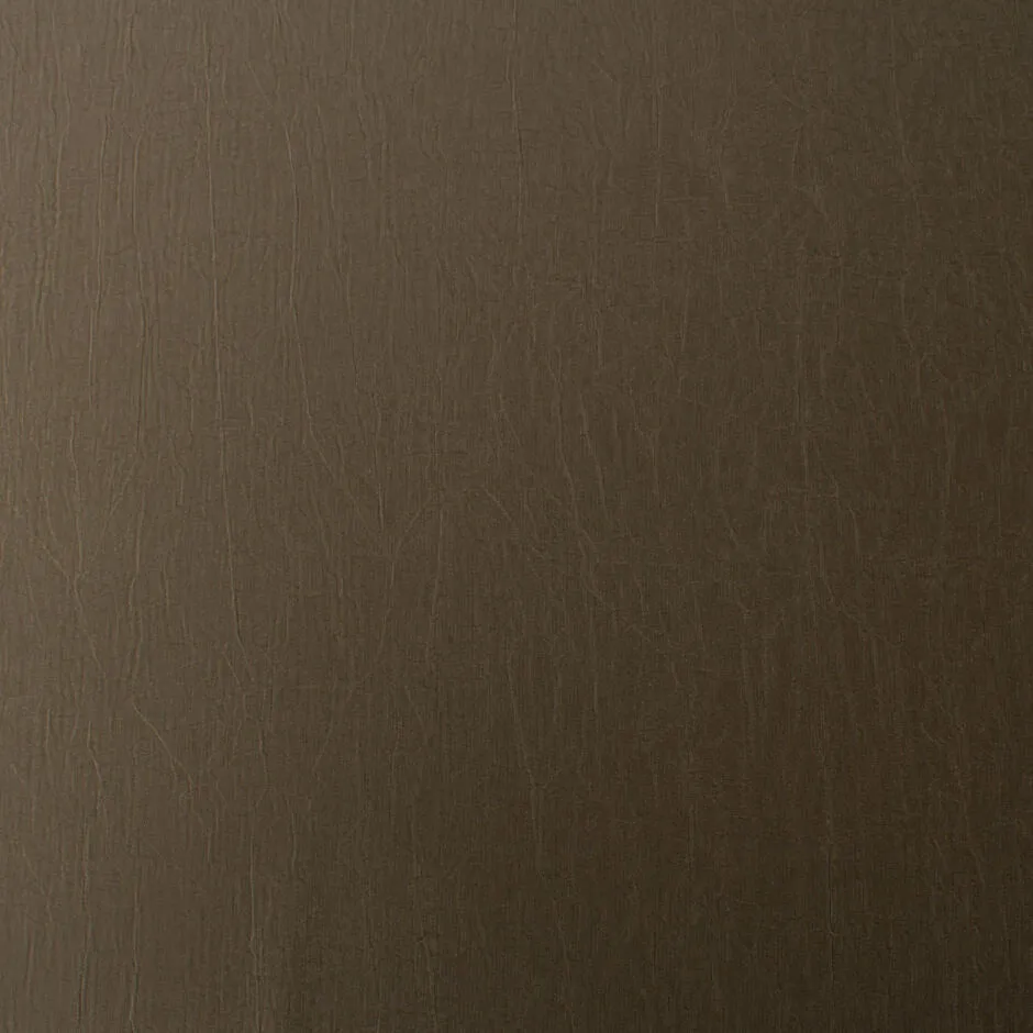 Deep Khaki Crinkled Polyester
