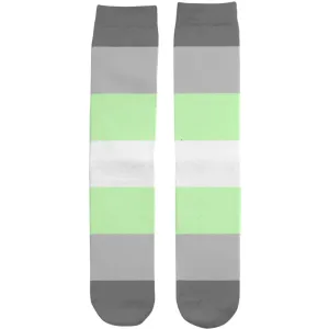 Demiandrogyne Pride Flag Tube Socks