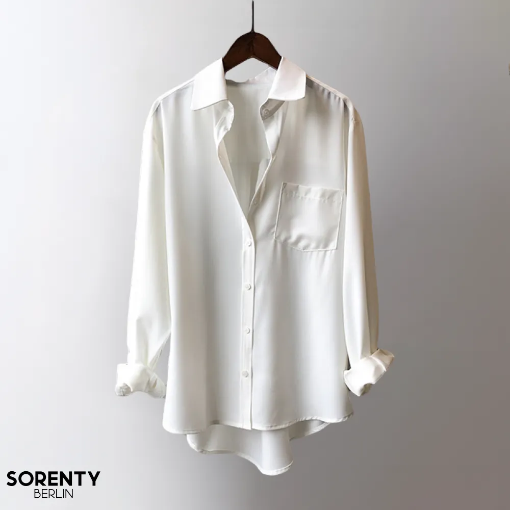 Elegant vintage loose blouse