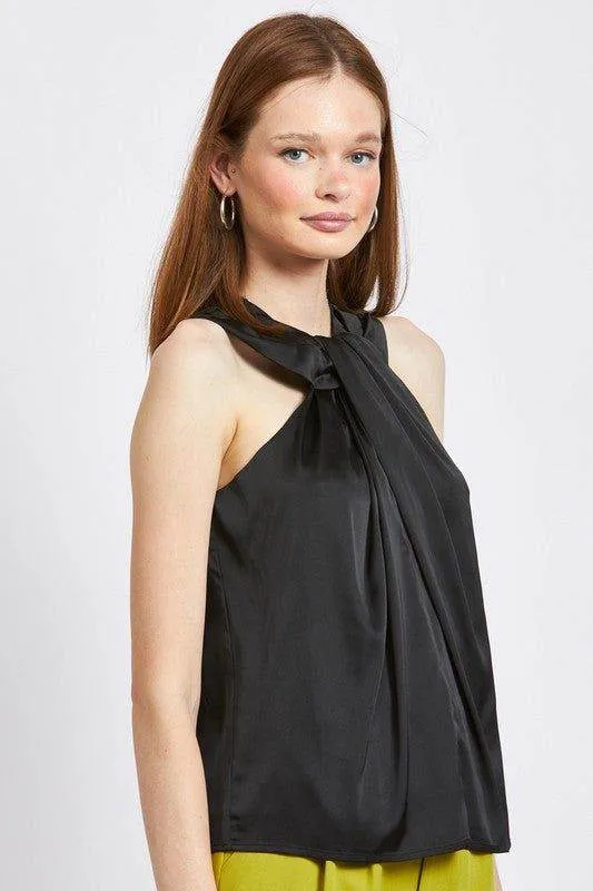 Emory Park | Sleeveless Blouse With Twist Front