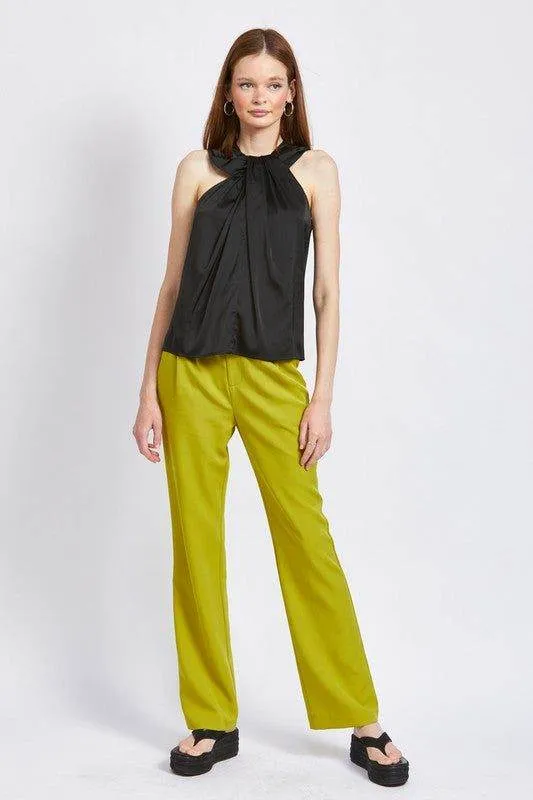 Emory Park | Sleeveless Blouse With Twist Front