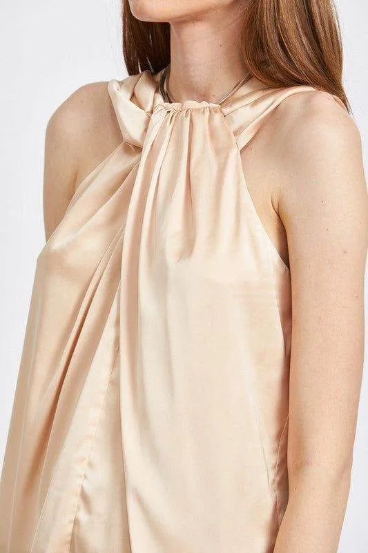 Emory Park | Sleeveless Blouse With Twist Front
