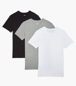Essential Cotton Crewneck T-Shirt 3-Pack
