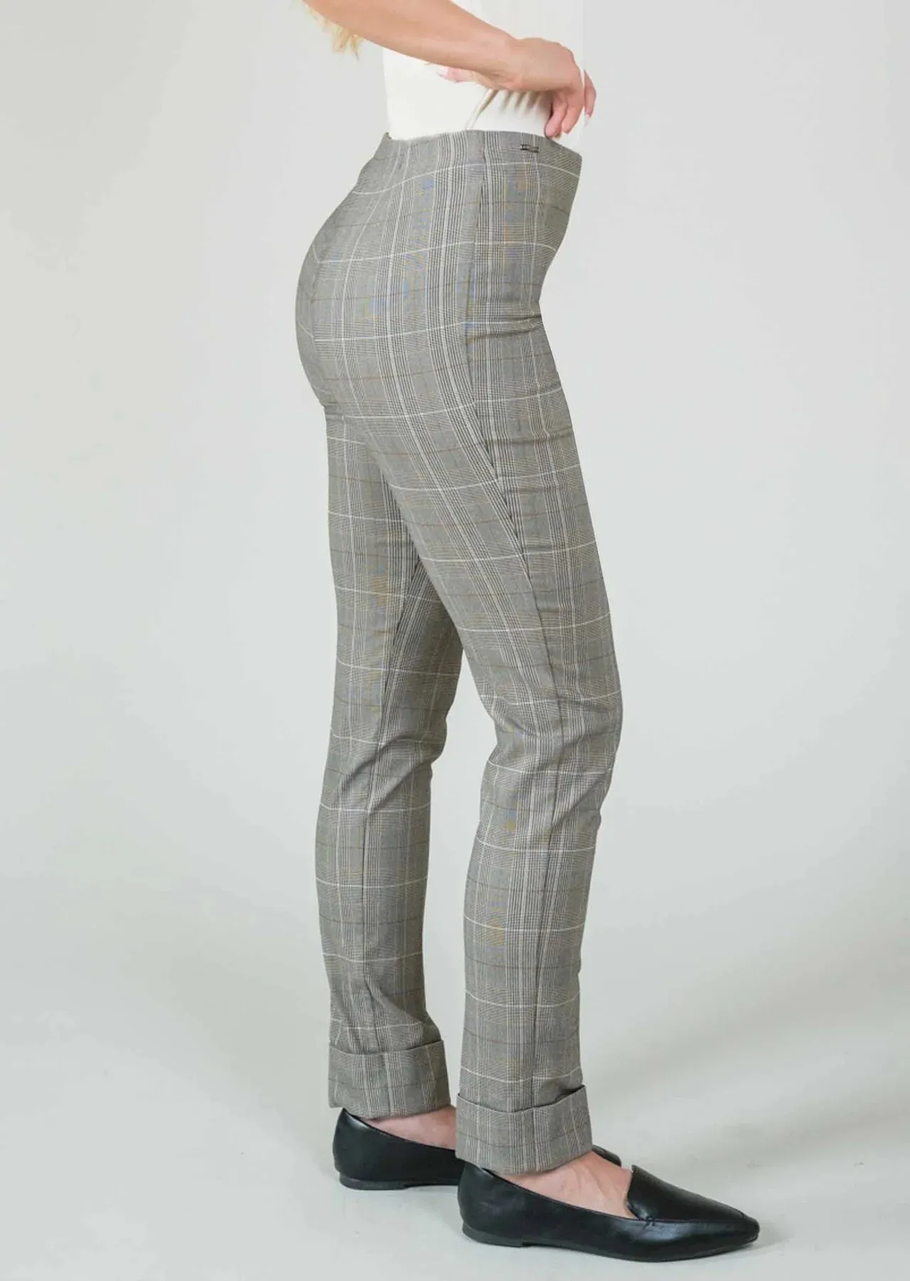 Feline Plaid Ankle Pant