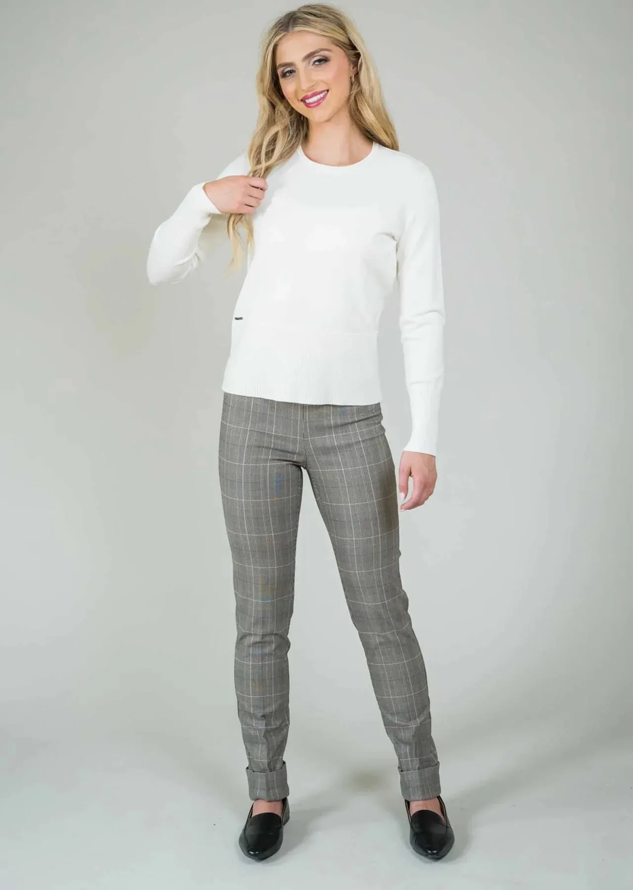 Feline Plaid Ankle Pant