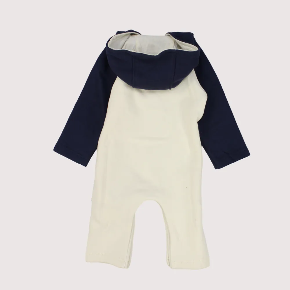 Fun Long-Sleeved Hooded Footless Onesie