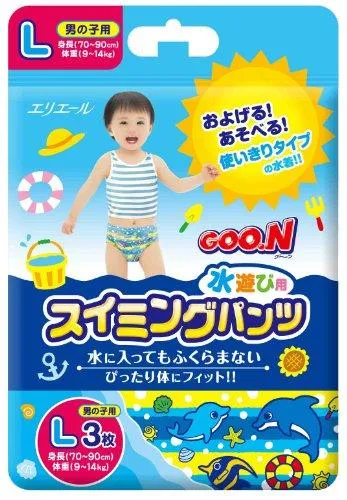 Goo.N Swimming Pants Large 3 Pcs (Boys)