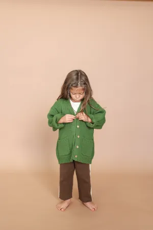 Grown Pocket Cardigan - Verde