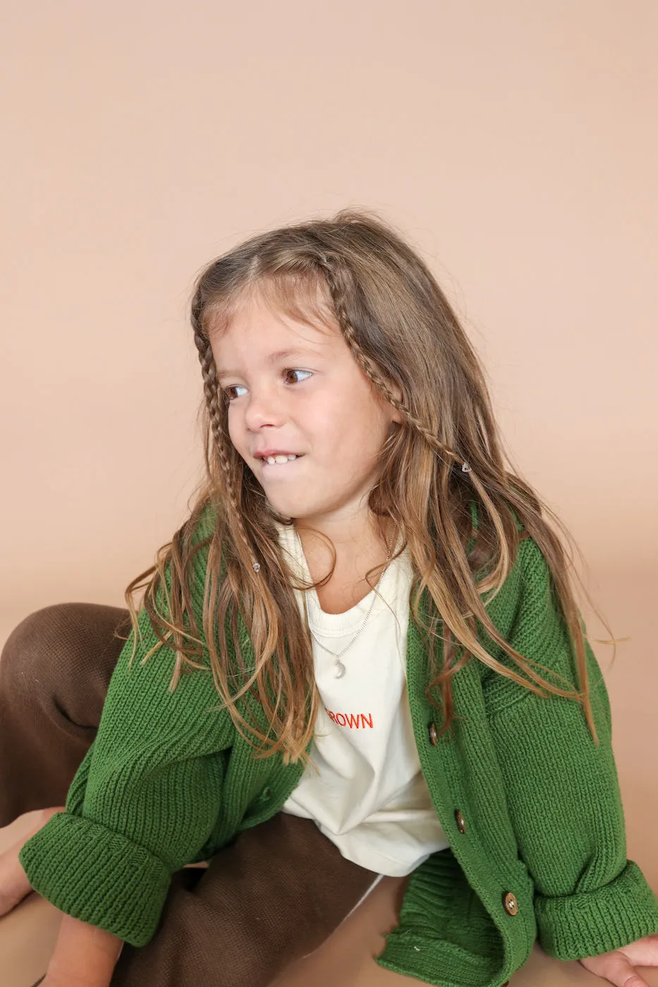 Grown Pocket Cardigan - Verde