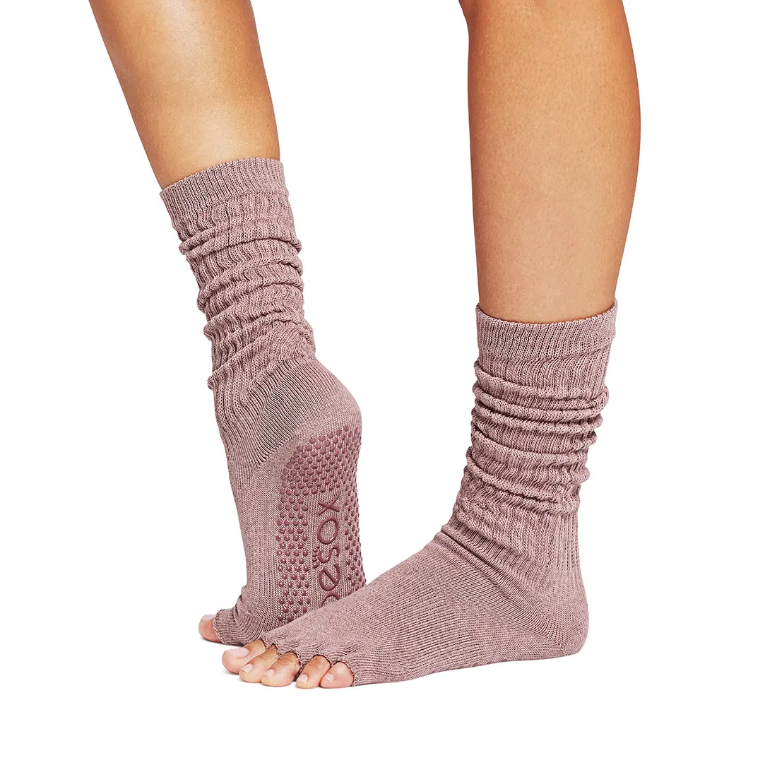 Half Toe Slouch Grip Socks