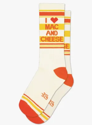 I Heart Mac and Cheese Gym Socks