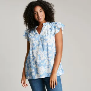 Joules Maxie Pop-Over Frill Blouse