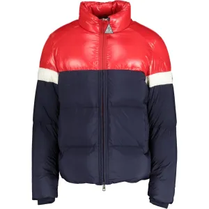 'Konic' Down Jacket Red Navy & White