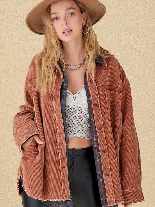 Let the Good Times Roll Long-Sleeve Plaid Shirt