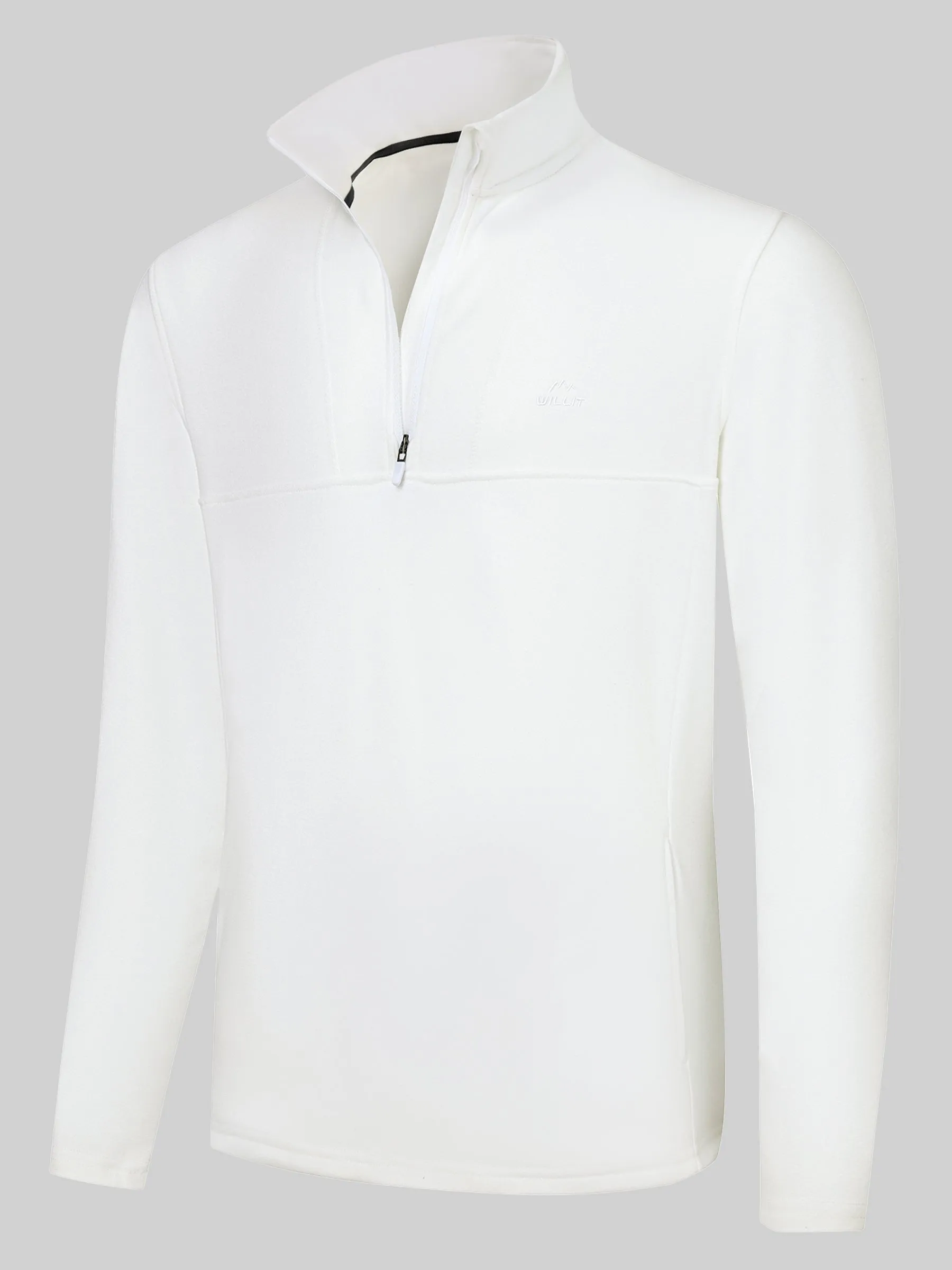 Men's Fleece Pullover Quarter Zip with Pockets