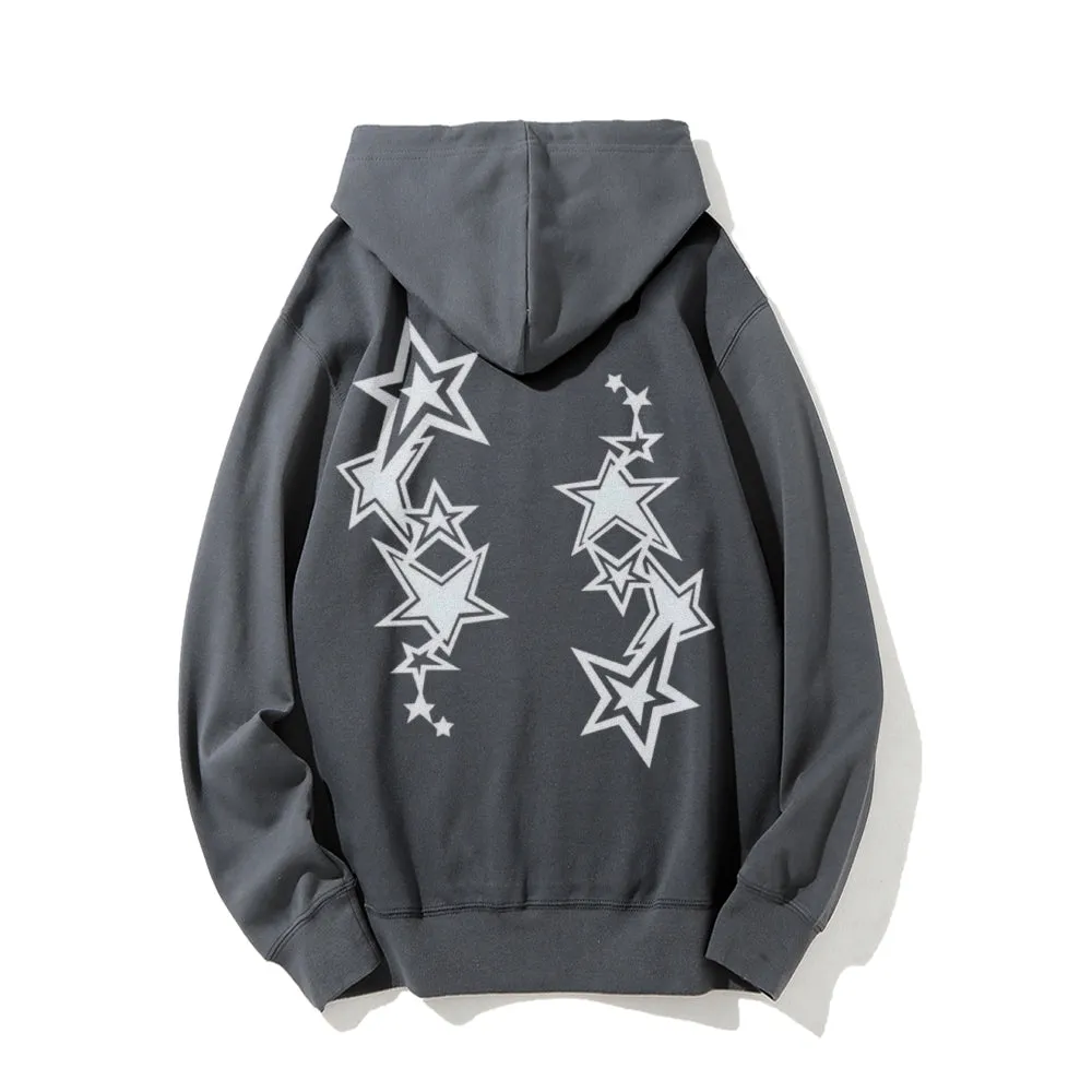 Mens Star Graphic Hoodies