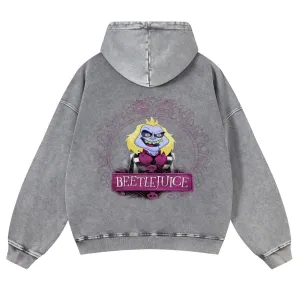Mens Vintage Beetle Juice Rock Hoodies