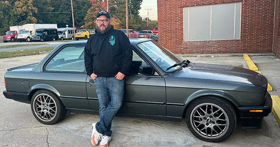 Midlife Classic Cars Adult Hoodie 1 Foot In The Grave