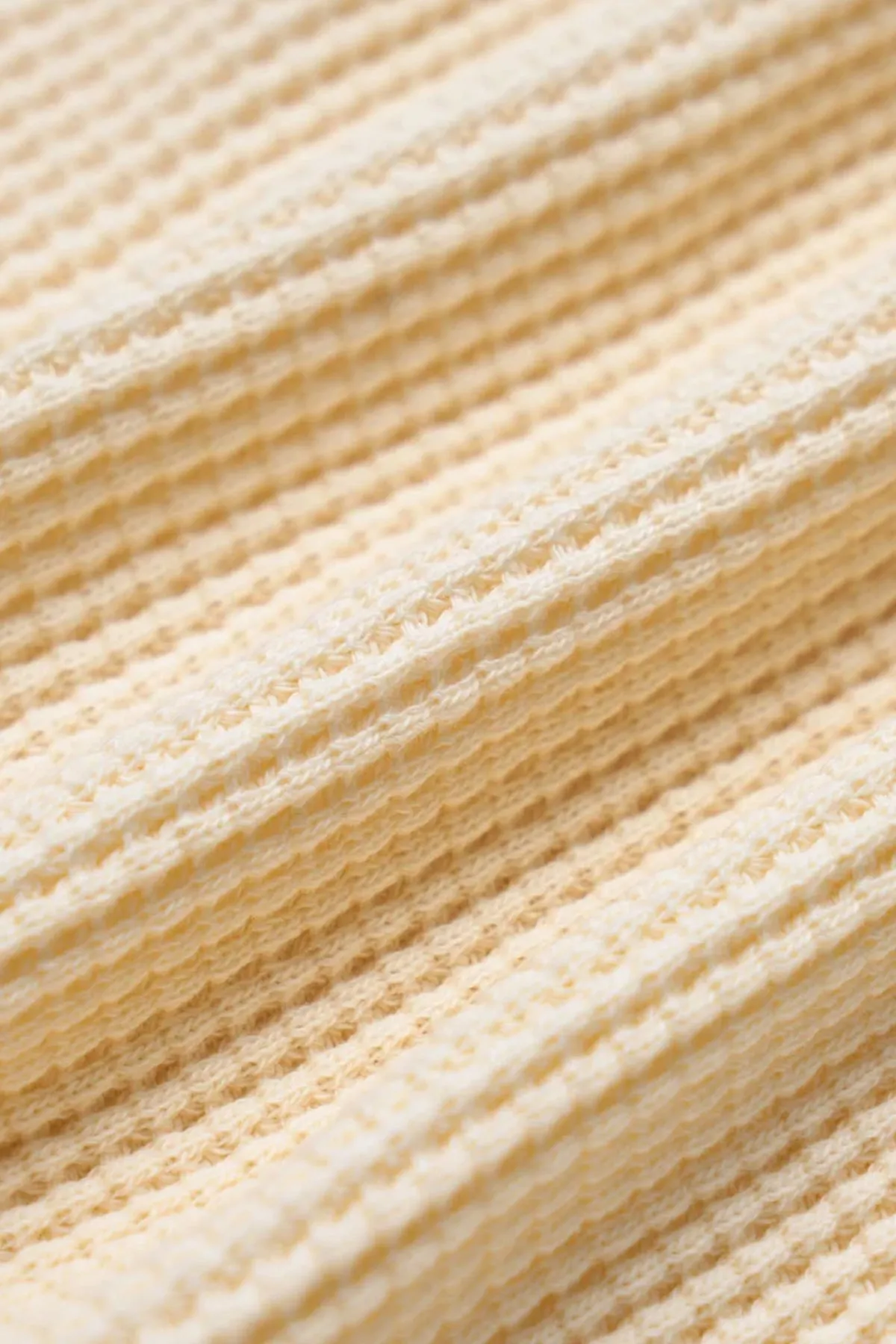 Mock Neck Thermal Sweat - Natural