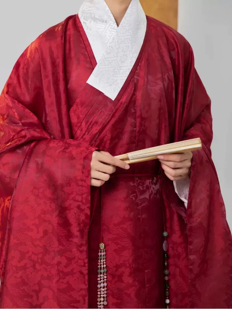 Mun Chun 暮春 Late Spring Ming Dynasty Daopao Men & Unisex Robe