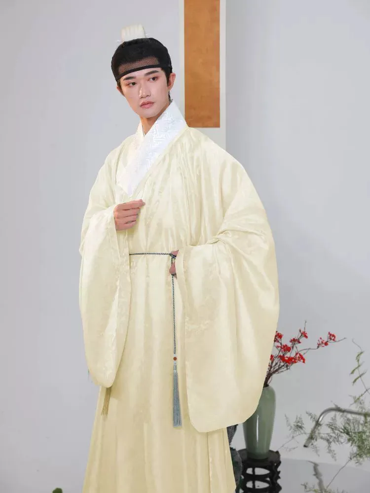 Mun Chun 暮春 Late Spring Ming Dynasty Daopao Men & Unisex Robe