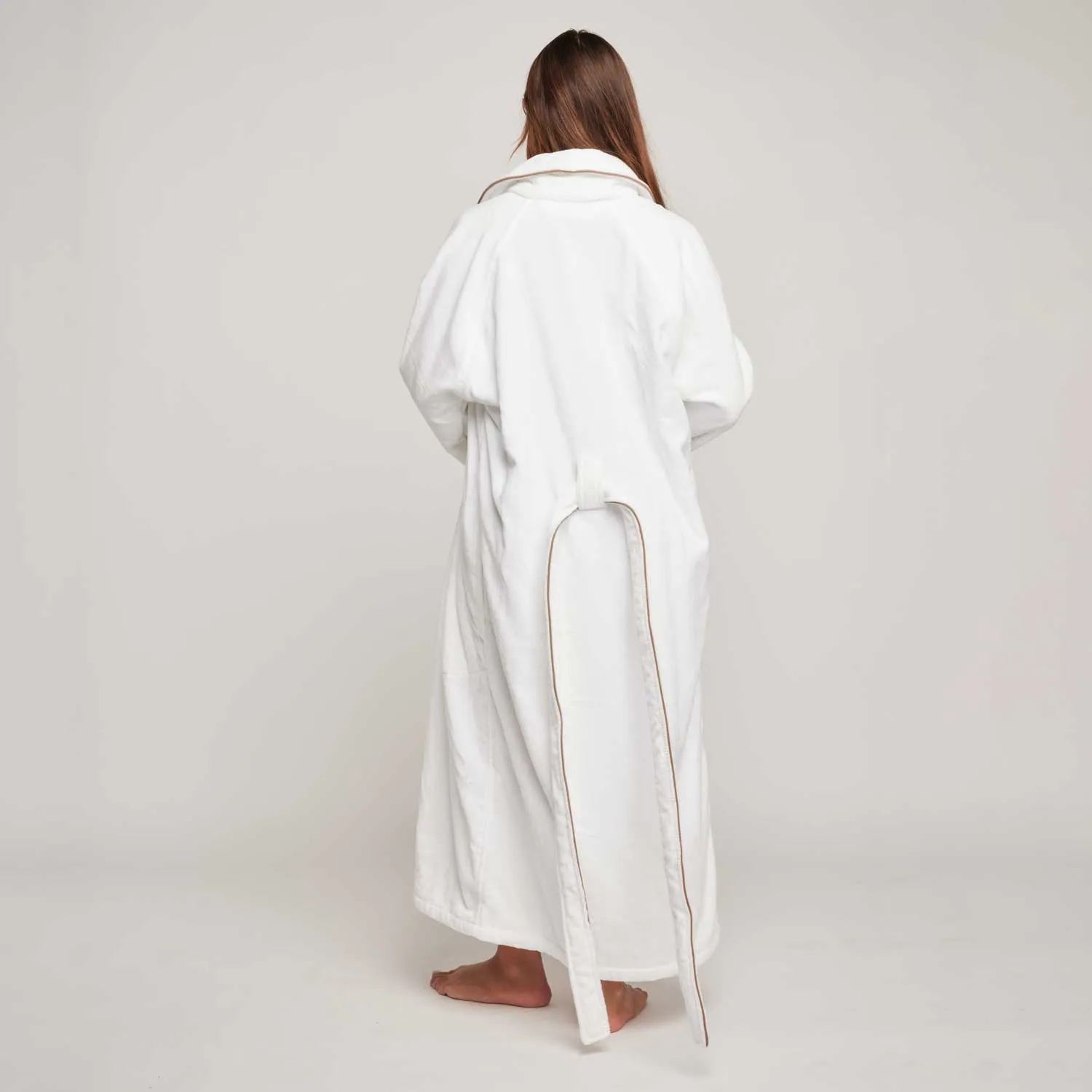 Organic Cotton Velour Robe - Womens
