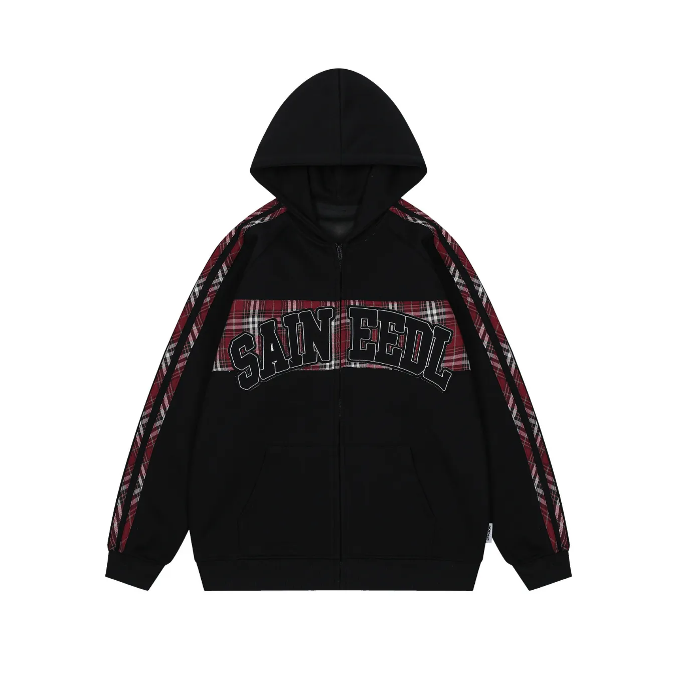 Saineedl Plaid Hoodie