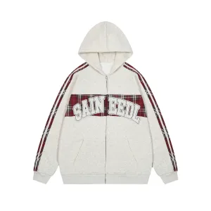 Saineedl Plaid Hoodie