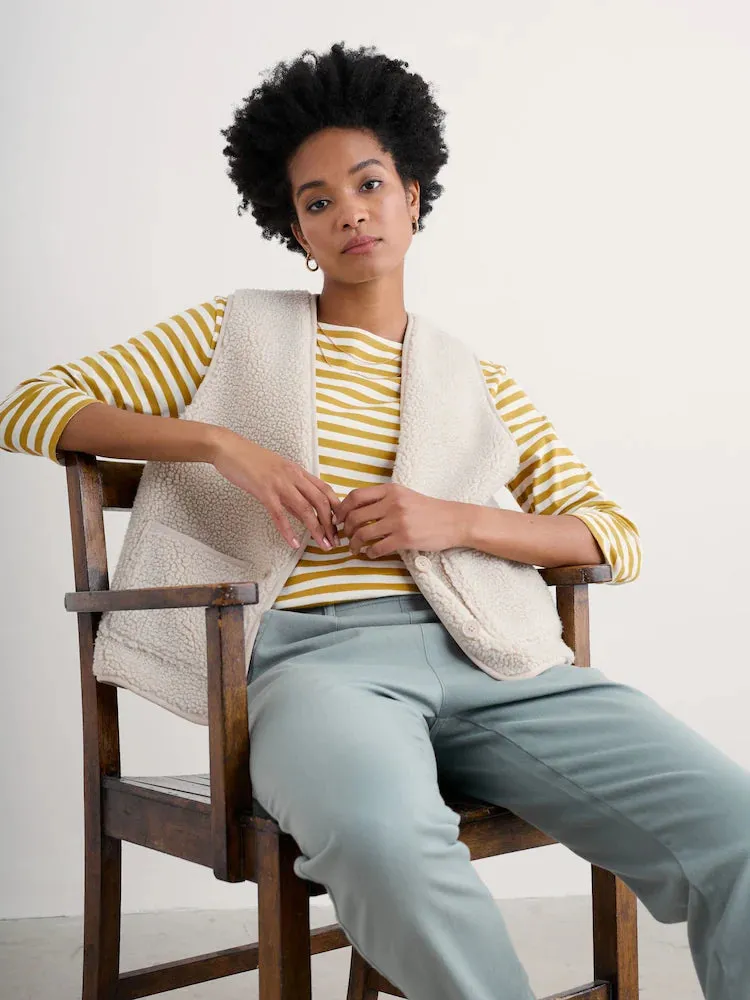 Seasalt sailor top - mini cornish chamomile chalk