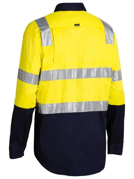 Taped Two Tone Cool Lightweight Shirt Long Sleeve - BS6432T