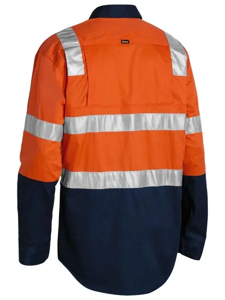 Taped Two Tone Cool Lightweight Shirt Long Sleeve - BS6432T