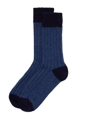 The HOUSE SOCK - Atlantic Blue & Navy