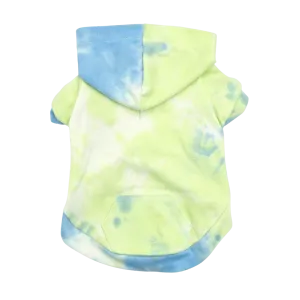 Tie Dye Hoodie - Blue/Yellow