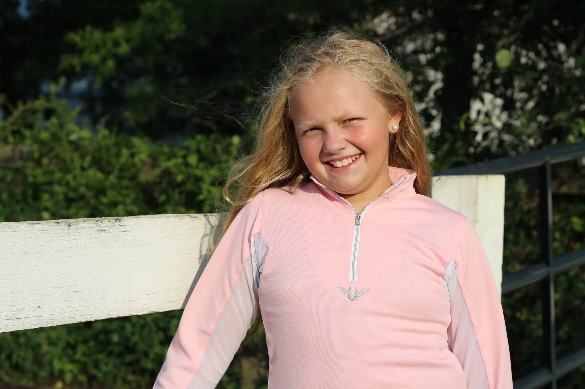 TuffRider Children's Ventilated Technical Long Sleeve Sport Shirt
