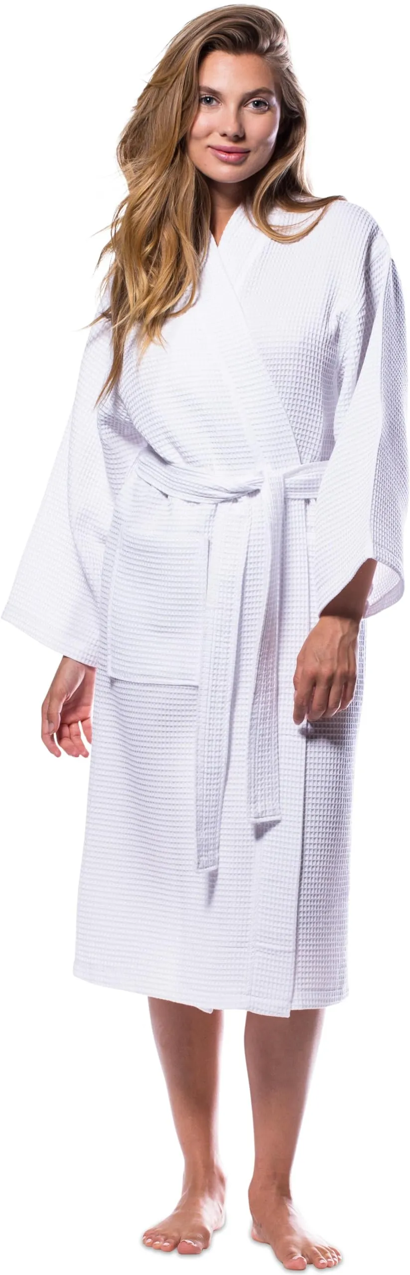 Turquaz Robes For Women Lightweight Unisex Waffle Kimono Bathrobe Mothers day Gifts