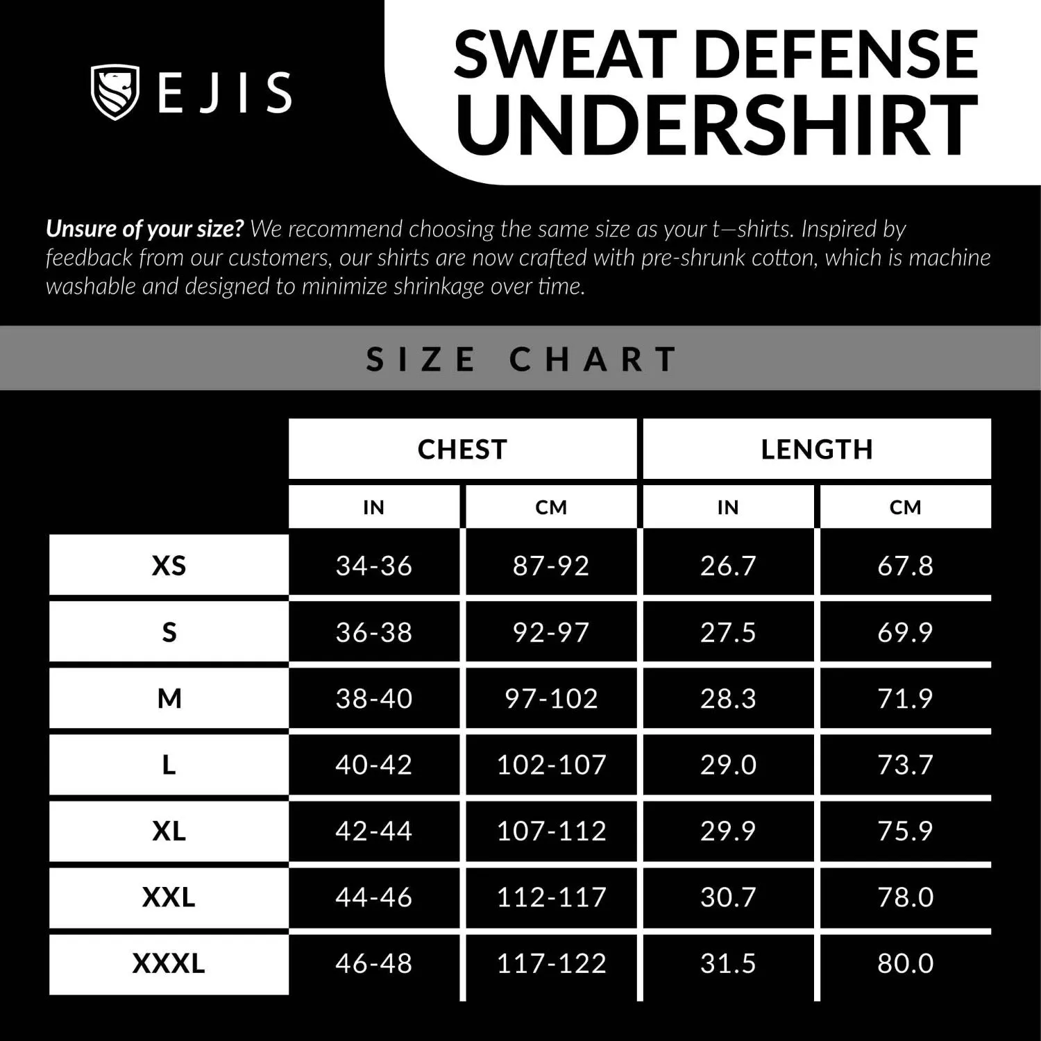 V-Neck Cotton Sweat Proof Undershirt For Men - Mix 3-Pack (1x White, Black, Grey)