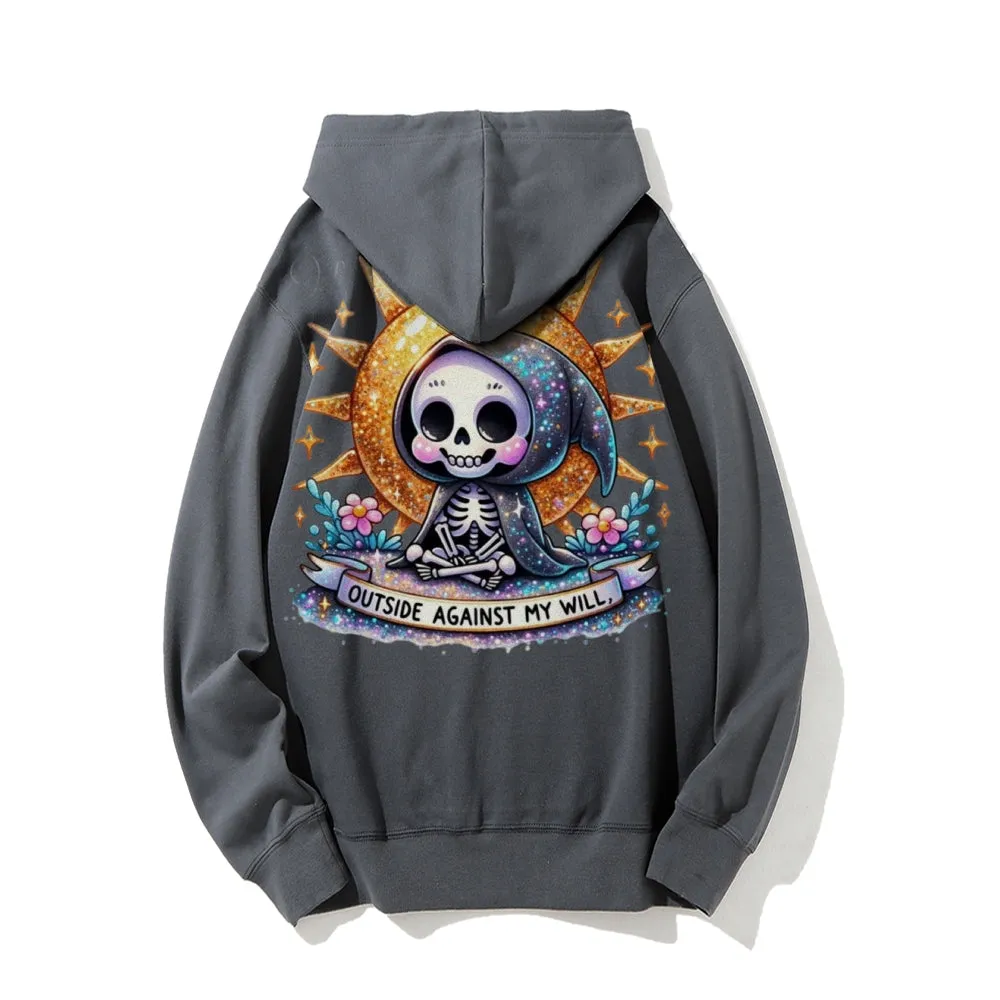 Women Cute Skeleton Graphic Hoodies