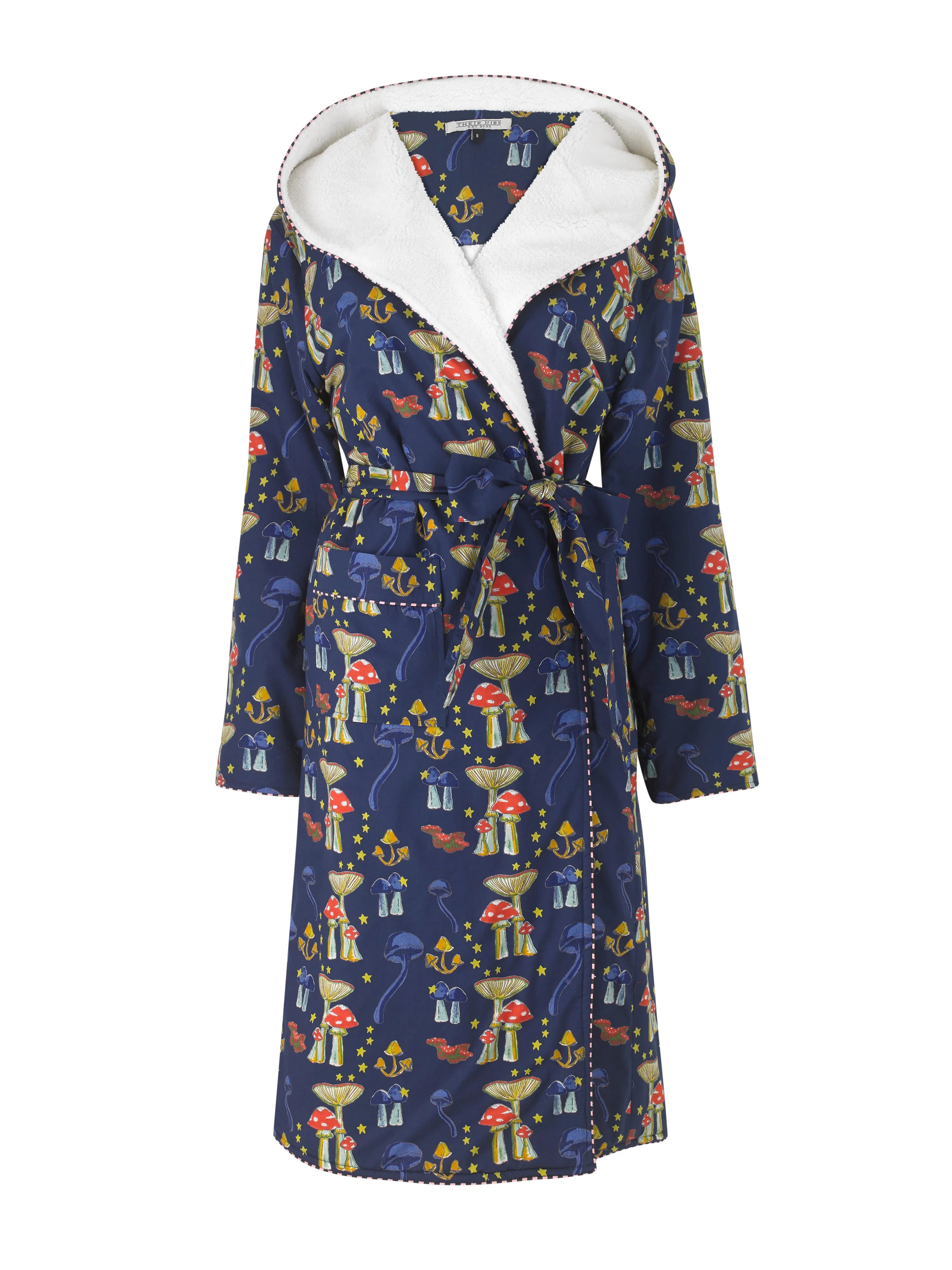 Womens Cosy Robe Mushroom