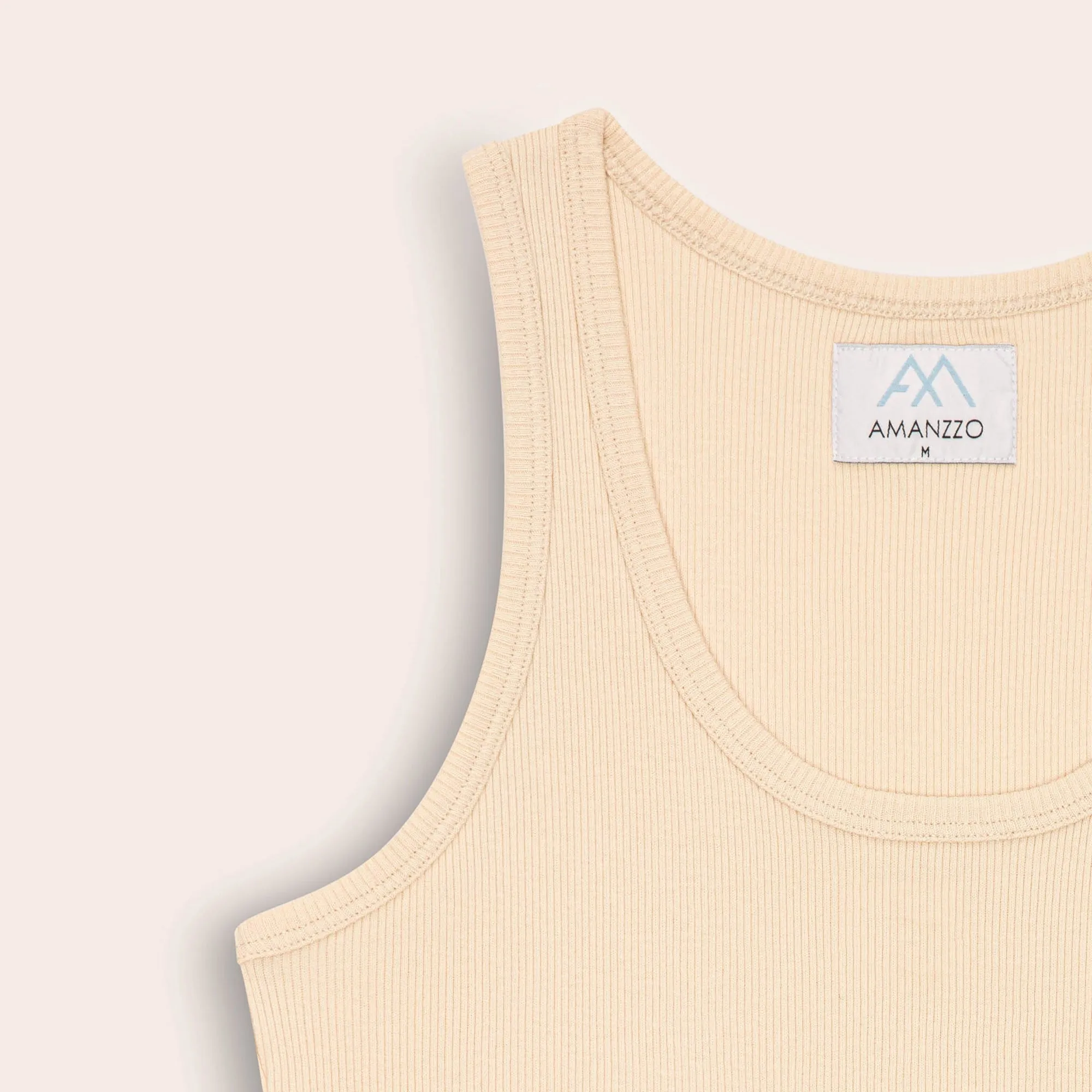 Womens Cotton Rib Vest