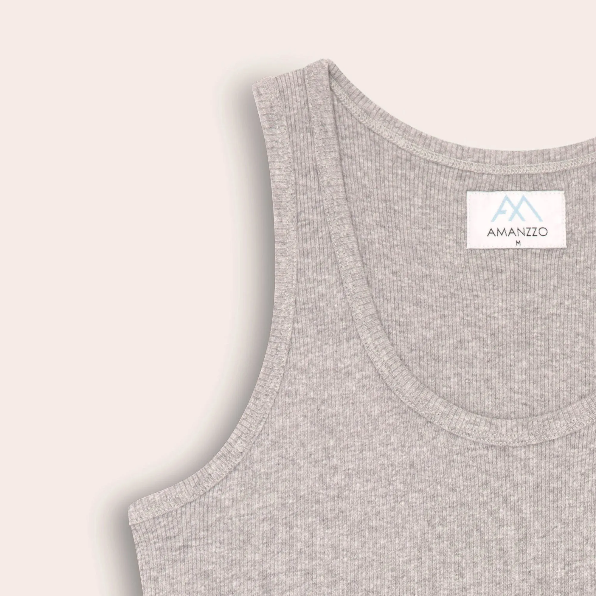 Womens Cotton Rib Vest