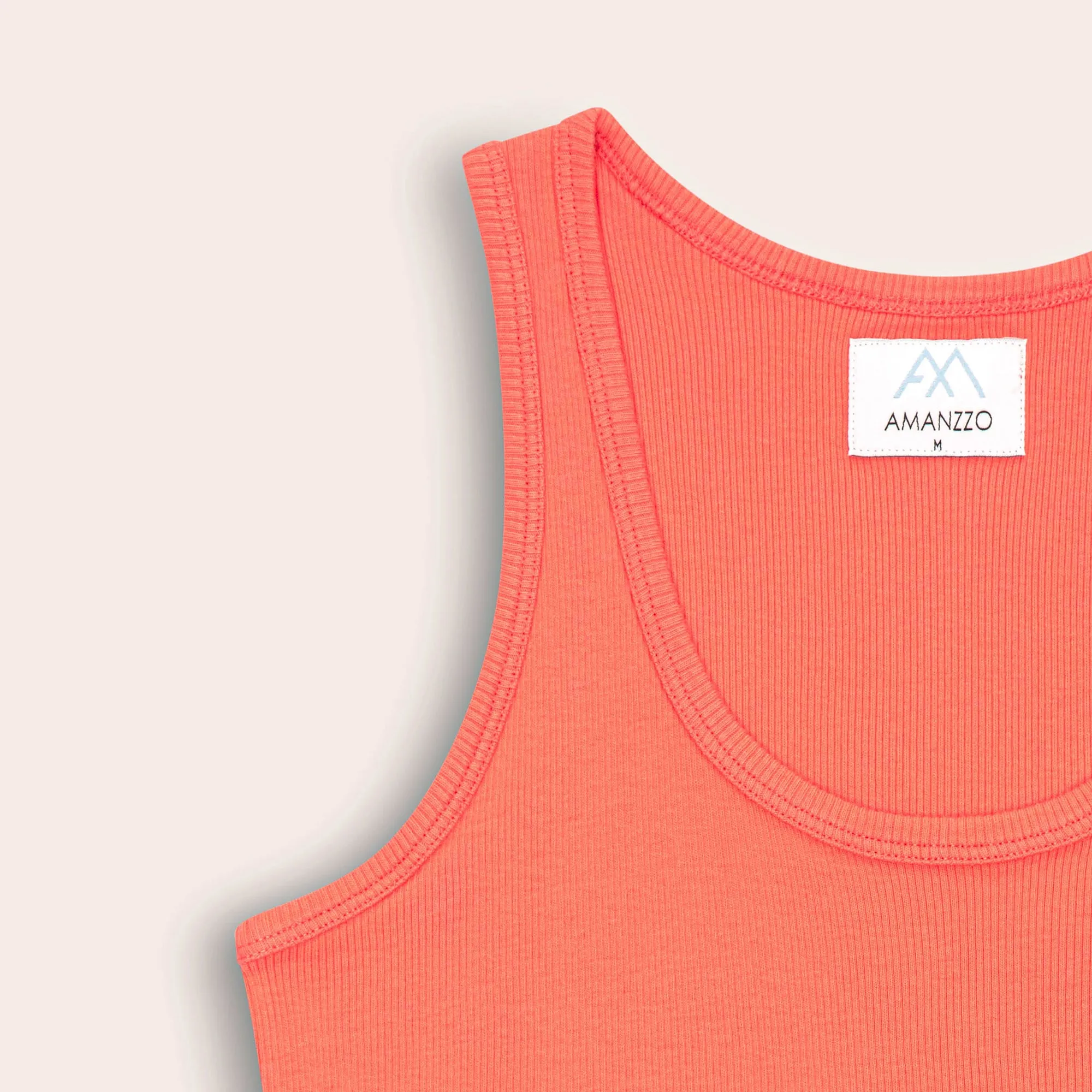 Womens Cotton Rib Vest