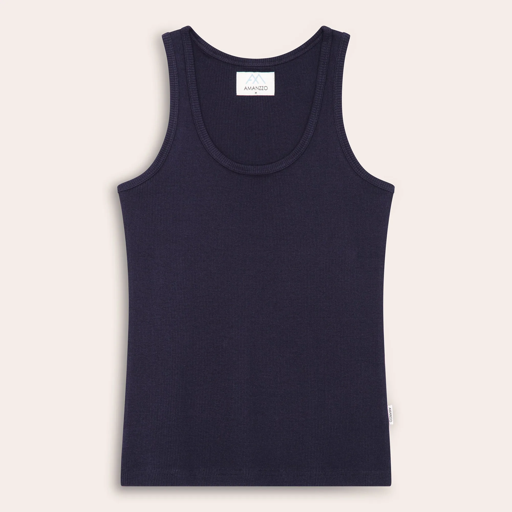 Womens Cotton Rib Vest