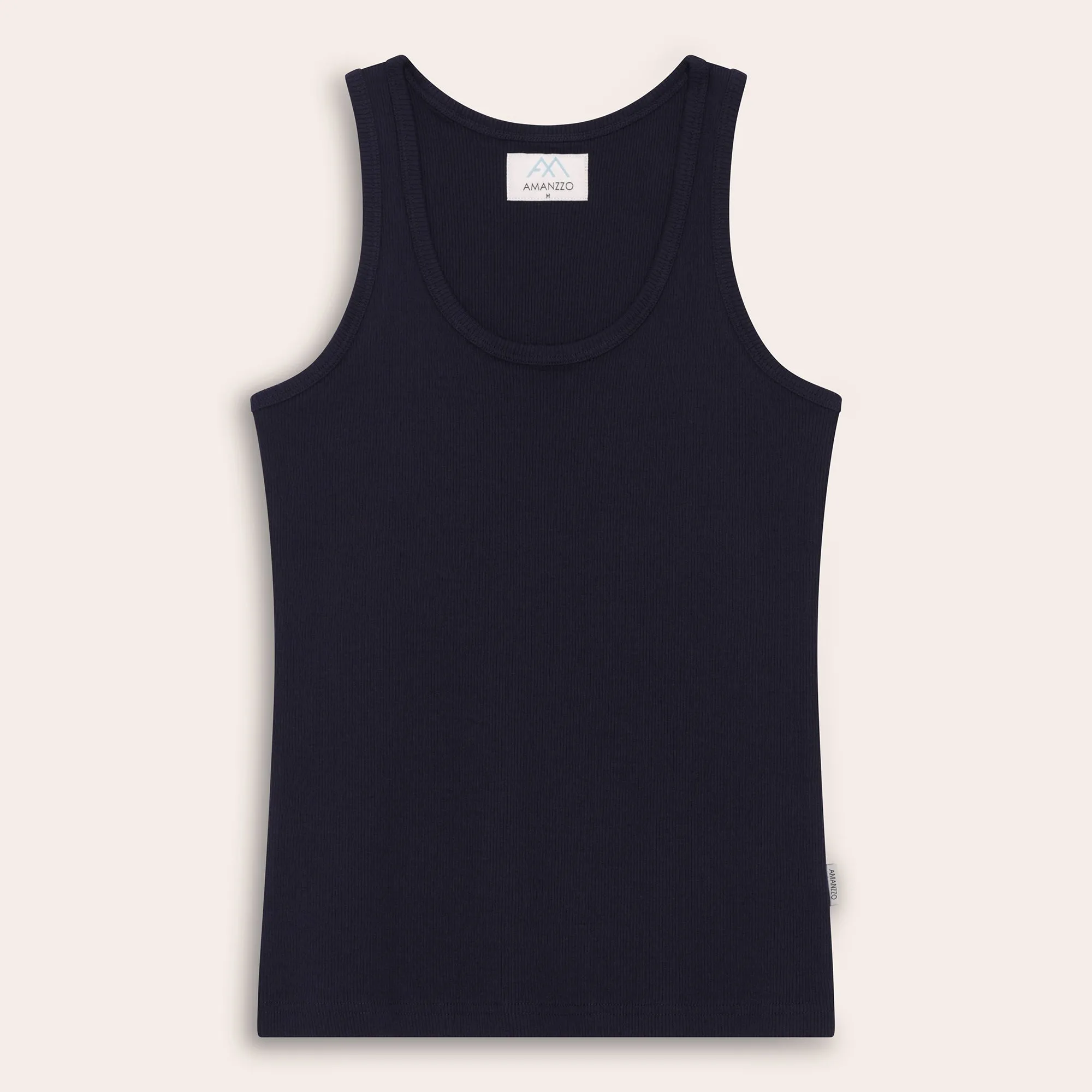 Womens Cotton Rib Vest