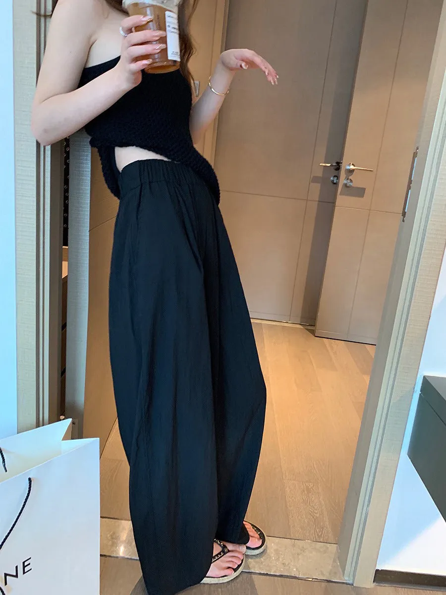 Wonoung pants (ready stock in black and beige (M))